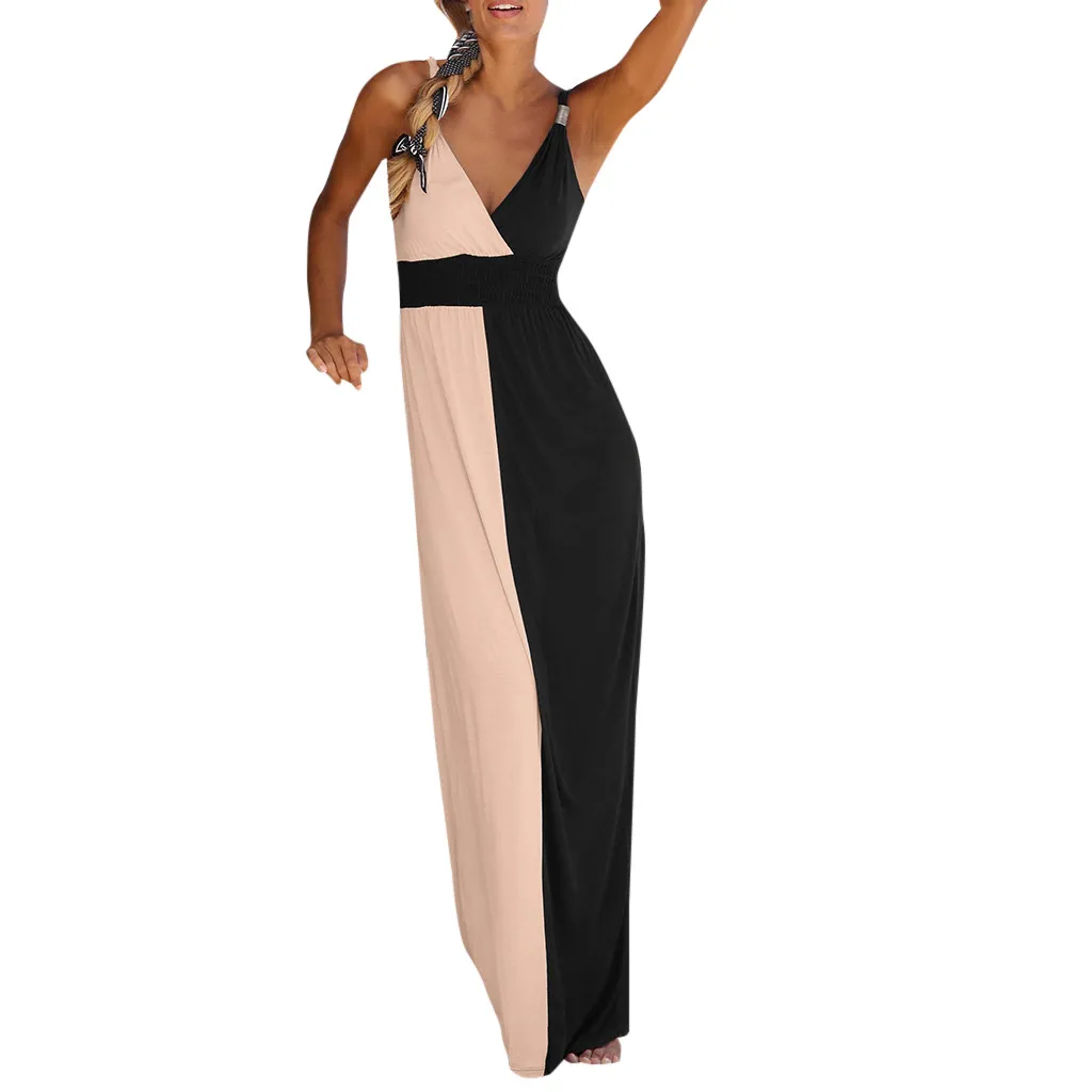 SAGACE 2019 Women Dress Loose Summer Beach Patchwork Long Maxi Dress Backless Boho Sundress Casual Clothes Sexy Dress fashion
SAGACE 2019 Women Dress Loose Summer Beach Patchwork Long Maxi Dress Backless Boho Sundress Casual Clothes Sexy Dress fashion