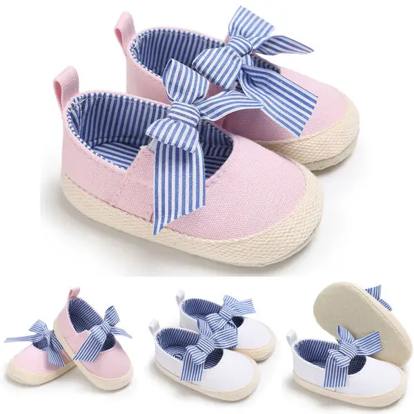 Cute Newborn Infant Baby Girls Soft Crib Shoes Bowknot Soft Sole Prewalker Baby Casual Shoes 0-18M
Cute Newborn Infant Baby Girls Soft Crib Shoes Bowknot Soft Sole Prewalker Baby Casual Shoes 0-18M