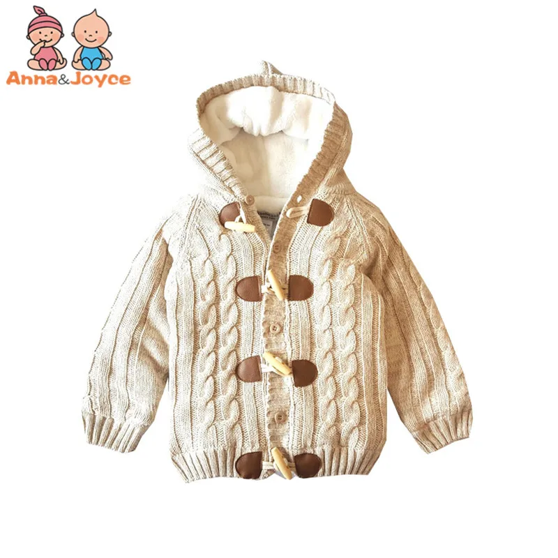 New Children Baby Clothing 2018 Winter Hooded Sweaters Thick Warm Long Sleeve Boys Girls Outerwear Kids Striped Knitwear
New Children Baby Clothing 2018 Winter Hooded Sweaters Thick Warm Long Sleeve Boys Girls Outerwear Kids Striped Knitwear