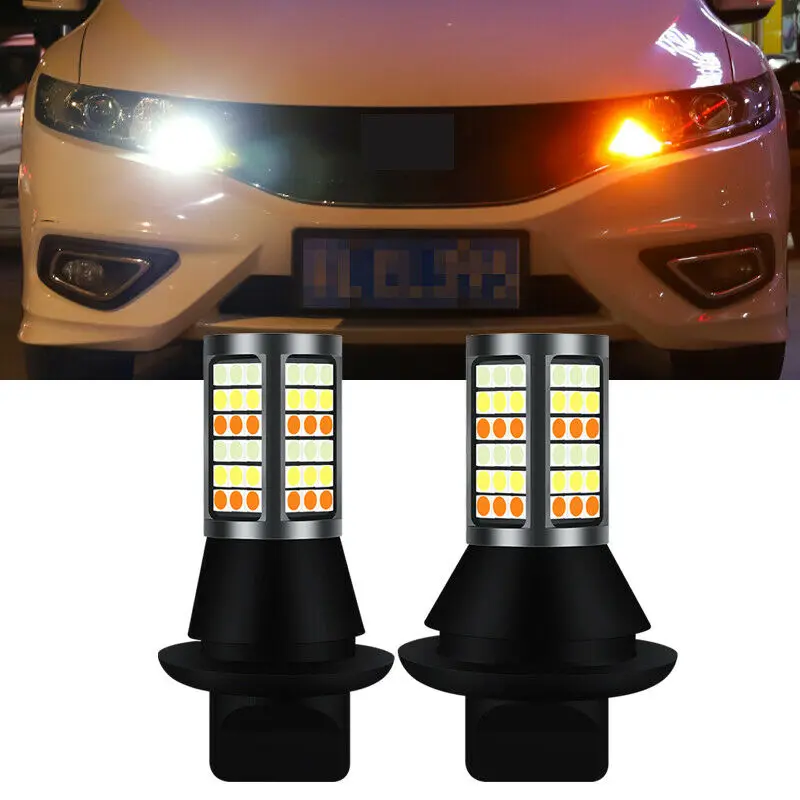 Fuleem 2PCS Error Free Car LED Tri-Color One Turn Signal 81LED 3030 LED Driving Light Turn Signal 12V
Fuleem 2PCS Error Free Car LED Tri-Color One Turn Signal 81LED 3030 LED Driving Light Turn Signal 12V