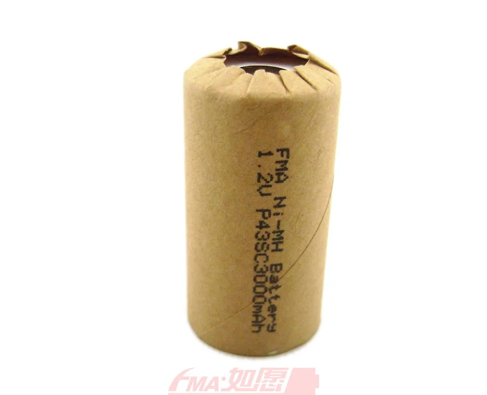 2Pcs Ni-MH Battery SC Sub C 1.2V 3000mA for Power tool Model Toys Screw Drill US
2Pcs Ni-MH Battery SC Sub C 1.2V 3000mA for Power tool Model Toys Screw Drill US