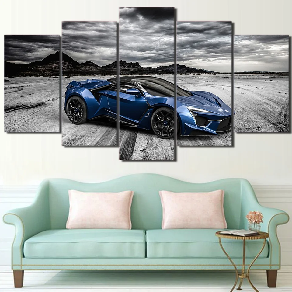 Canvas Pictures Modular Wall Art Framed Posters 5 Pieces Cool Flashy Blue Luxury Sports Car Painting For Living Room Home Decor
Canvas Pictures Modular Wall Art Framed Posters 5 Pieces Cool Flashy Blue Luxury Sports Car Painting For Living Room Home Decor