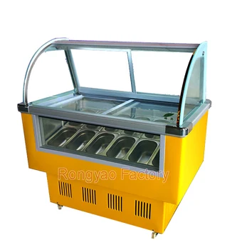 6 Barrel Or 10 Tank Freezer Cabinet For Hard Ice Cream Low Temperature -18degrees
6 Barrel Or 10 Tank Freezer Cabinet For Hard Ice Cream Low Temperature -18degrees