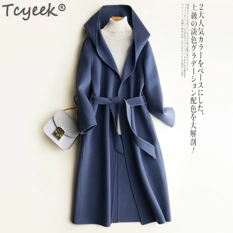 Tcyeek Winter Coat Women 100% Natural Wool Coats Female Autumn Spring Cashmere Clothes Long Double-sided Warm Jakcets LWL1304
Tcyeek Winter Coat Women 100% Natural Wool Coats Female Autumn Spring Cashmere Clothes Long Double-sided Warm Jakcets LWL1304