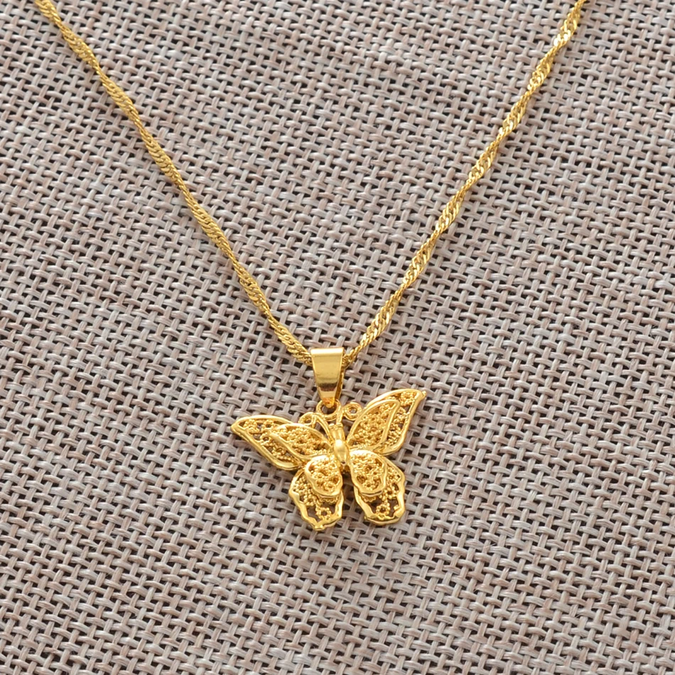 Anniyo Charms Butterfly Pendant Chain Necklaces for Women Girls Gold Color Jewelry Trendy PNG Gifts #006209P
Anniyo Charms Butterfly Pendant Chain Necklaces for Women Girls Gold Color Jewelry Trendy PNG Gifts #006209P