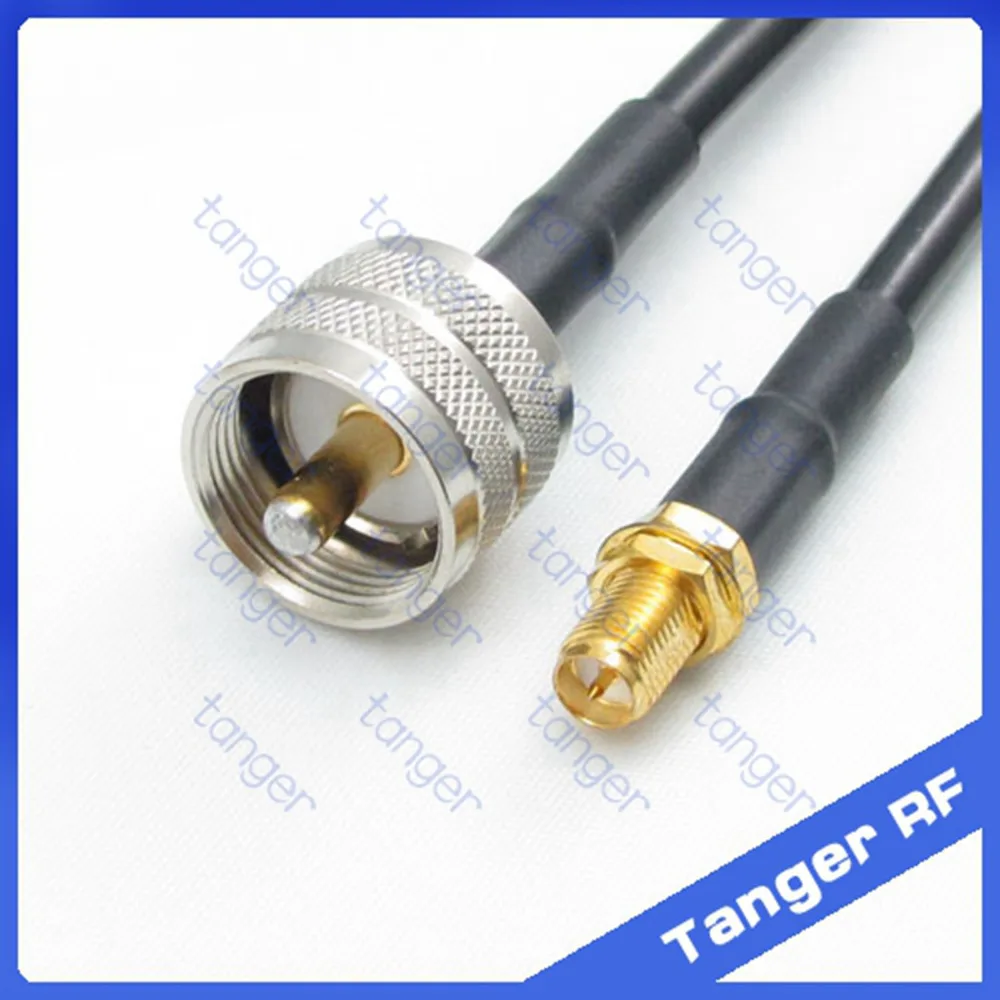 Tanger high quality UHF male plug PL259 SL16 to RP-SMA female connector RF RG58 Pigtail Jumper Coaxial Cable 20inch 50cm new
Tanger high quality UHF male plug PL259 SL16 to RP-SMA female connector RF RG58 Pigtail Jumper Coaxial Cable 20inch 50cm new