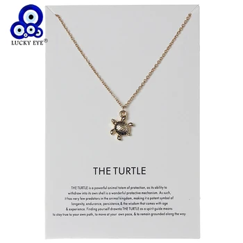 Lucky Eye Turtle Charms Necklace Choker Necklace Alloy Gold Silver Color Link Chain Necklace Card Letters For Women Jewelry CN69
Lucky Eye Turtle Charms Necklace Choker Necklace Alloy Gold Silver Color Link Chain Necklace Card Letters For Women Jewelry CN69