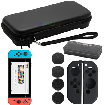 AOXO 9 in 1 for Nintend Switch Console Hard Carrying Storage Bag + Tempered Glass Screen Protector Film +Card Box +Silicone Case
AOXO 9 in 1 for Nintend Switch Console Hard Carrying Storage Bag + Tempered Glass Screen Protector Film +Card Box +Silicone Case
