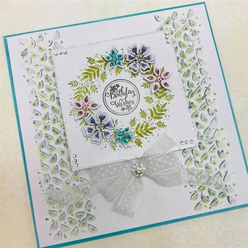 Naifumodo Frame Border Dies Flowers Metal Cutting New 2019 Craft Die Cut for Card Making Scrapbooking Embossing Stencil DIY | Дом и сад