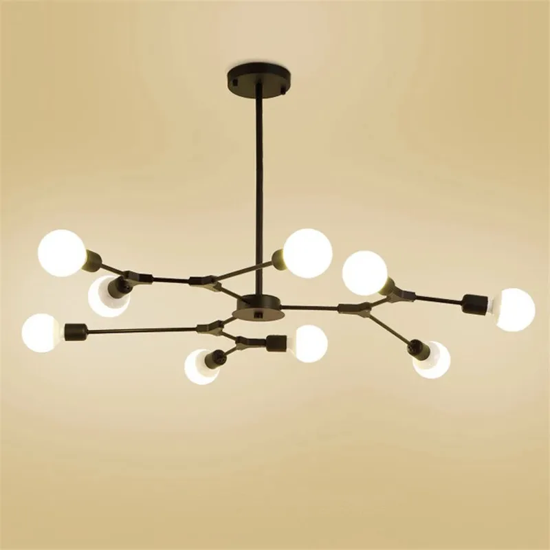 Aluminum Alloy LED Ceiling Chandelier 3/6/9 Heads Lights Black&Golden Hanging Chandelier Home Lighting E27 Blub Chandeliers Lamp
Aluminum Alloy LED Ceiling Chandelier 3/6/9 Heads Lights Black&Golden Hanging Chandelier Home Lighting E27 Blub Chandeliers Lamp