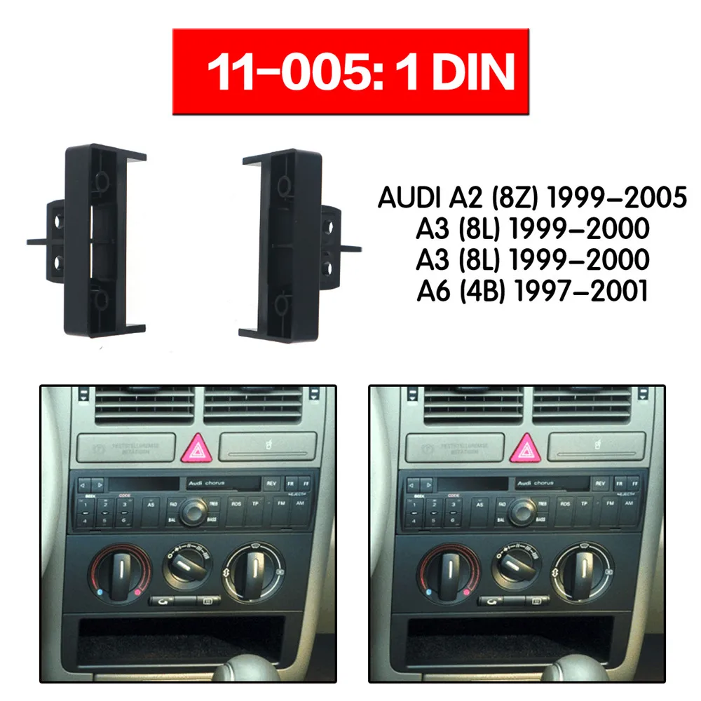 Car Radio Fascia Frame Kit For AUDI A2(8Z) 1999-2005 A3(8L) 1999-2000 Audio Bezel Facia Panel Trim Dash One Din Mount Kit
Car Radio Fascia Frame Kit For AUDI A2(8Z) 1999-2005 A3(8L) 1999-2000 Audio Bezel Facia Panel Trim Dash One Din Mount Kit