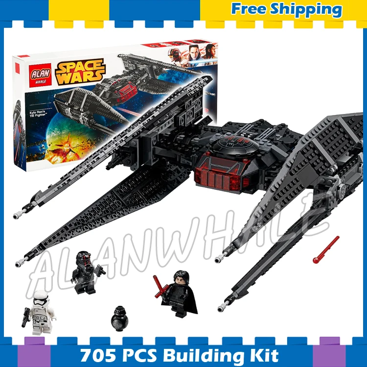 705pcs Space Wars Kylo Ren's Tie Fighter First Order Starship 05127 Model Building Blocks Gifts Sets Games Compatible With Lego
705pcs Space Wars Kylo Ren's Tie Fighter First Order Starship 05127 Model Building Blocks Gifts Sets Games Compatible With Lego