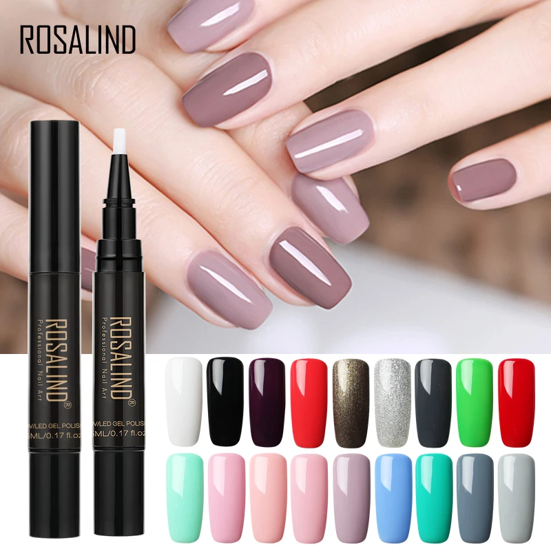 ROSALIND Newest 5ML 58 Color Gel Nail Varnish Pen Brush Glitter Nail Gel Polish Hybrid Dawdler UV Nail Art Gel Lacquer Gel Paint
ROSALIND Newest 5ML 58 Color Gel Nail Varnish Pen Brush Glitter Nail Gel Polish Hybrid Dawdler UV Nail Art Gel Lacquer Gel Paint