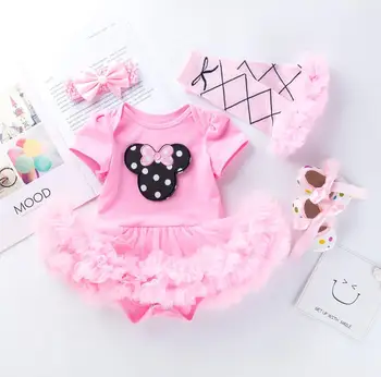 4PCs per Set Hot Pink Cake 1st 2nd Sequin Star Cartoon Baby Girls Birthday Party Dress Jumpersuit Headband Shoes for 0-24Months
4PCs per Set Hot Pink Cake 1st 2nd Sequin Star Cartoon Baby Girls Birthday Party Dress Jumpersuit Headband Shoes for 0-24Months