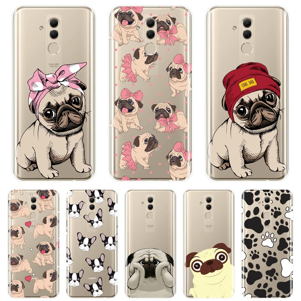For Huawei Mate 9 10 20 Pro Phone Case Silicone Pug French Bulldog Dog Puppy Soft Back Cover For Huawei Mate 7 8 9 10 20 Lite
For Huawei Mate 9 10 20 Pro Phone Case Silicone Pug French Bulldog Dog Puppy Soft Back Cover For Huawei Mate 7 8 9 10 20 Lite