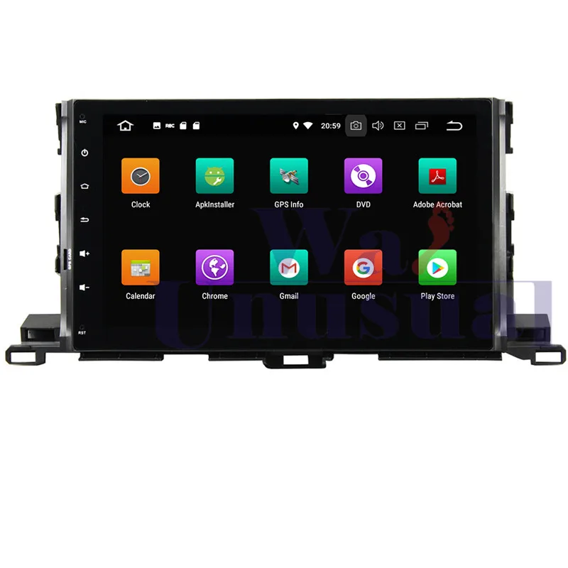 2 din car radio For Toyota Highlander 2016