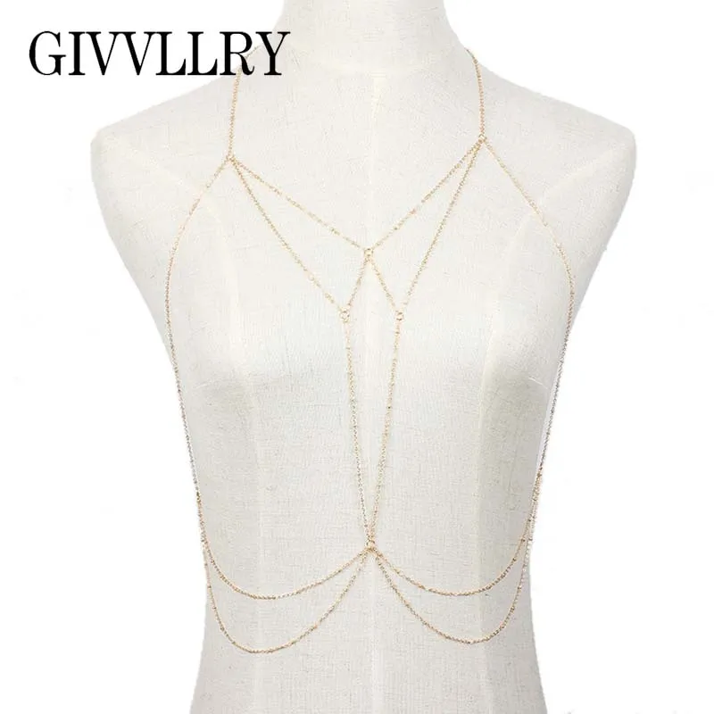 GIVVLLRY Minimalist Body Belly Chain Sexy Beach Gold Silver Color Beaded Vintage Slim Bohemia Cross Body Chain Jewelry for Women
GIVVLLRY Minimalist Body Belly Chain Sexy Beach Gold Silver Color Beaded Vintage Slim Bohemia Cross Body Chain Jewelry for Women