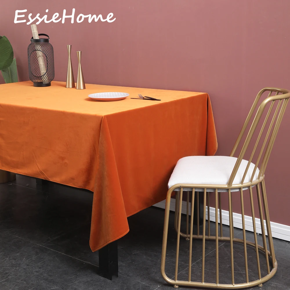 ESSIE HOME Orange Tangerine Single Side Matte Velvet High End Velvet Table Cloth Table Linen Wedding Decoration Placemat
ESSIE HOME Orange Tangerine Single Side Matte Velvet High End Velvet Table Cloth Table Linen Wedding Decoration Placemat