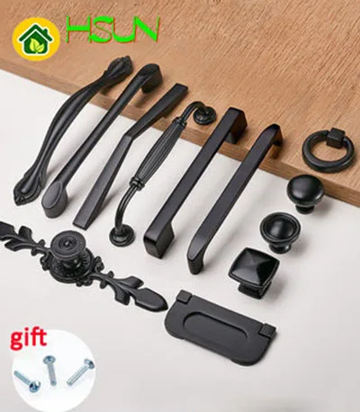 Cabinet drawer handle door American type black chest door handle modern and contracted Europe type cabinet single hole
Cabinet drawer handle door American type black chest door handle modern and contracted Europe type cabinet single hole