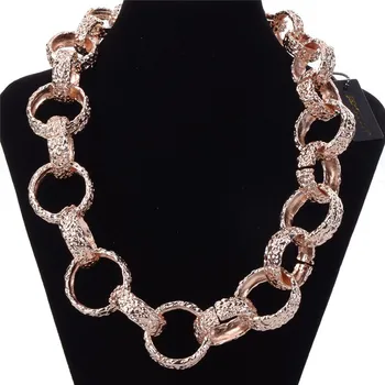 JEROLLI Fashion Metal Chain Choker Necklaces For Women New Design Alloy Maxi Bib Statement Collar Necklaces Jewelry
JEROLLI Fashion Metal Chain Choker Necklaces For Women New Design Alloy Maxi Bib Statement Collar Necklaces Jewelry