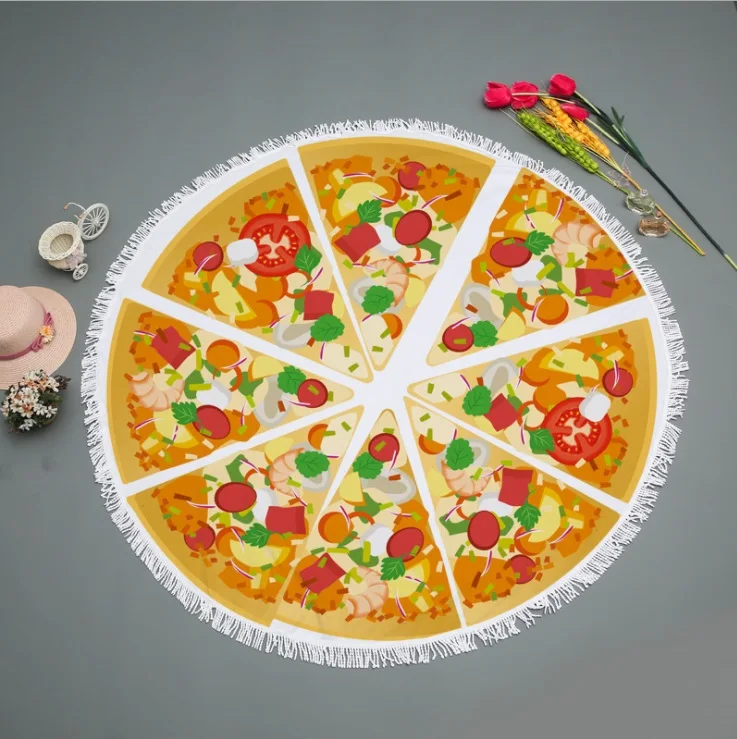 mylb Round Beach Towel Donut Pizza Microfiber Towel Polyester Home Decoration Bath Towel for Adults Mat Serviette De Plage
mylb Round Beach Towel Donut Pizza Microfiber Towel Polyester Home Decoration Bath Towel for Adults Mat Serviette De Plage