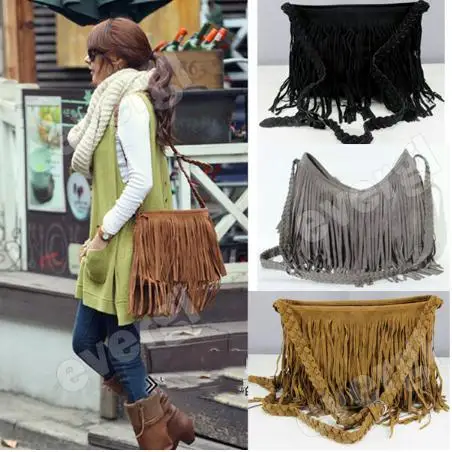2019 Hot Women Fashion Handbag Large Capacity Totes Solid PU Leather Tassel Suede Fringe Messenger Shoulder Handbag Trending Bag
2019 Hot Women Fashion Handbag Large Capacity Totes Solid PU Leather Tassel Suede Fringe Messenger Shoulder Handbag Trending Bag