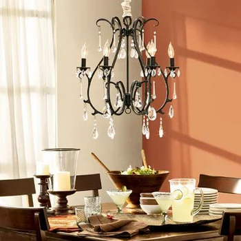 Multiple Vintage 60cm pendant light candle Iron rural country pendant light crystal dining room bedoom study ZX18
Multiple Vintage 60cm pendant light candle Iron rural country pendant light crystal dining room bedoom study ZX18