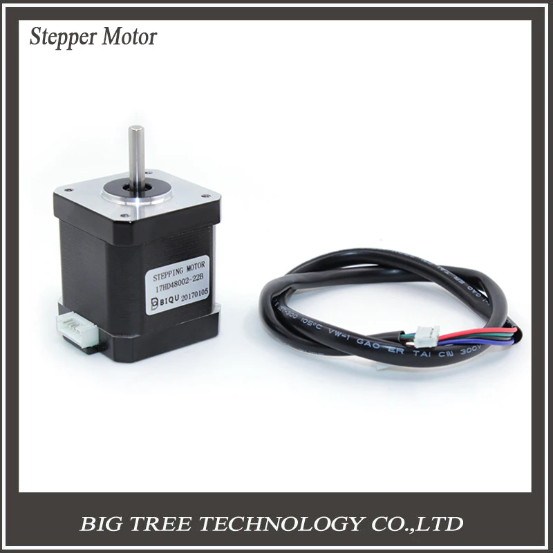 Free shipping 42 stepper motors 5mm 1.8 Step Angle and 4 Port Connector Standard for 3d printer part 3D0283
Free shipping 42 stepper motors 5mm 1.8 Step Angle and 4 Port Connector Standard for 3d printer part 3D0283