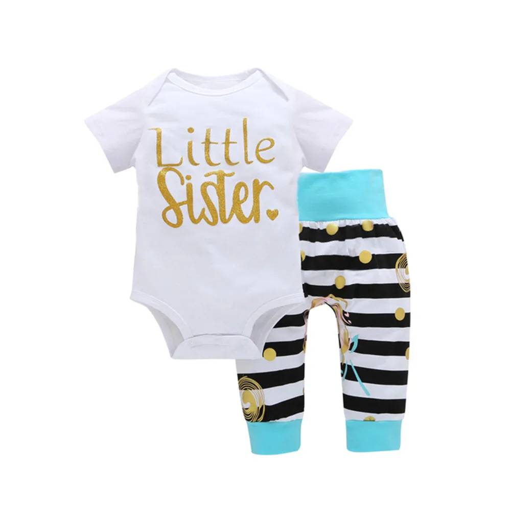 Newborn Romper Set Baby Letter Tops+Striped Dot Long Pants Climbing Clothes Baby 0 to 24 Months L0723
Newborn Romper Set Baby Letter Tops+Striped Dot Long Pants Climbing Clothes Baby 0 to 24 Months L0723