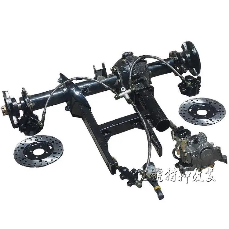 ATV GO KART KARTING DIY Disc Disk Rotor Brake Reverse Gear Suspension Rear Axle Differential With Swing Arm Fork
ATV GO KART KARTING DIY Disc Disk Rotor Brake Reverse Gear Suspension Rear Axle Differential With Swing Arm Fork