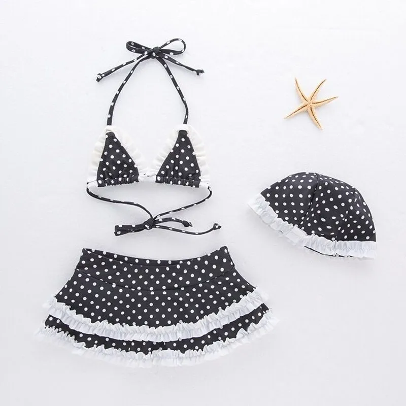 Free delivery 2018 new Summer 2T-6T girls Children Bikini Dot 3 pc Bathing swimsuit, Swimming cap, Beach WEar
Free delivery 2018 new Summer 2T-6T girls Children Bikini Dot 3 pc Bathing swimsuit, Swimming cap, Beach WEar