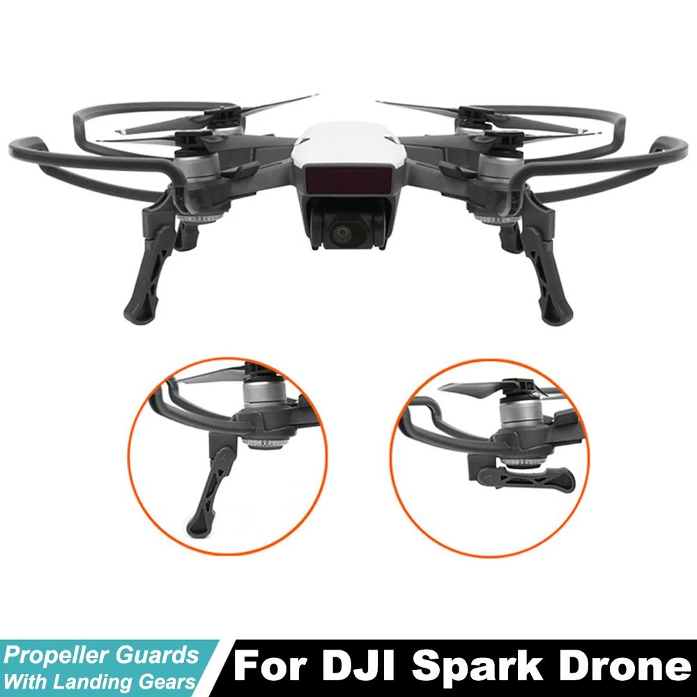 Protection Propeller Guards combined Foldable Landing Gears Legs Heighten Tripod for DJI SPARK Drone Accessories Prop Protector
Protection Propeller Guards combined Foldable Landing Gears Legs Heighten Tripod for DJI SPARK Drone Accessories Prop Protector