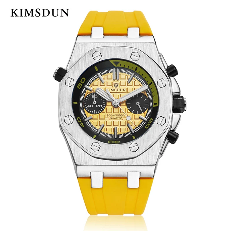 KIMSDUN Mens Watches Top Brand Luxury Sports Quartz Watch Men Waterproof Camouflage Silicone Army Stop Watch Dropshipping 2019
KIMSDUN Mens Watches Top Brand Luxury Sports Quartz Watch Men Waterproof Camouflage Silicone Army Stop Watch Dropshipping 2019