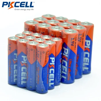 PKCELL 12Pcs AA LR6 +12Pcs LR03 AAA 1.5V Alkaline Batteries Single Use Dry Battery Total 24pcs For Toys Remotes Flashlights
PKCELL 12Pcs AA LR6 +12Pcs LR03 AAA 1.5V Alkaline Batteries Single Use Dry Battery Total 24pcs For Toys Remotes Flashlights