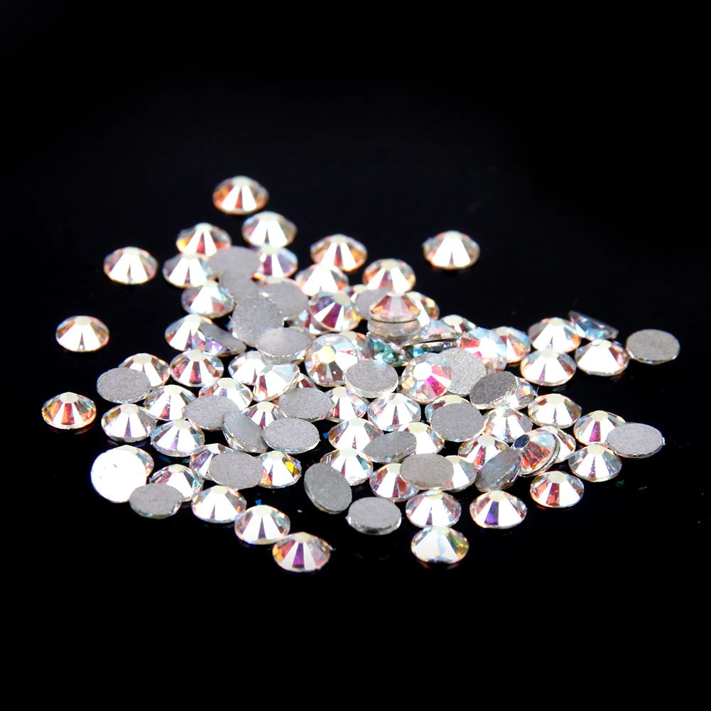 Nail Art DIY SS2-SS10 Flatback Glass Rhinestones for Nails Silver Foiled DIY 3D Nail Decorations Perfect for Wholesale
Nail Art DIY SS2-SS10 Flatback Glass Rhinestones for Nails Silver Foiled DIY 3D Nail Decorations Perfect for Wholesale