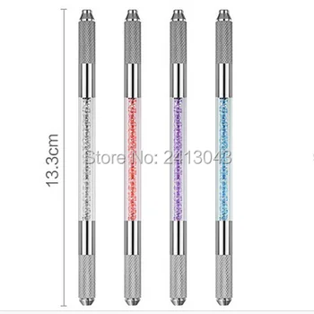 1Pcs Double Head Eyebrow Manual Pen Matched with Flat Needles & Round Needles Multi-function Eyebrow Microblading Pen
1Pcs Double Head Eyebrow Manual Pen Matched with Flat Needles & Round Needles Multi-function Eyebrow Microblading Pen