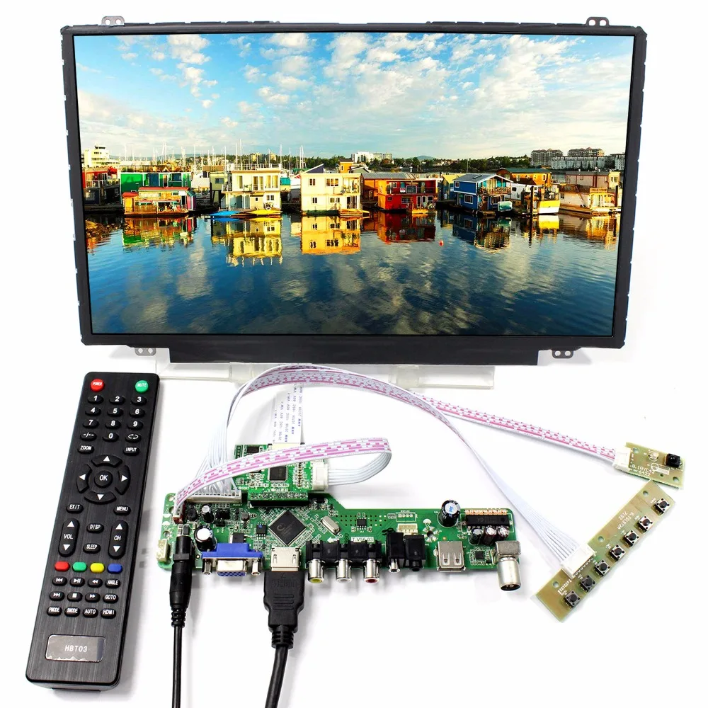 Фото 14 &quot1920x1080 NV140FHM-N44 IPS ЖК-дисплей Экран с ТВ HD MI VGA AV плата ЖК-контроллера USB