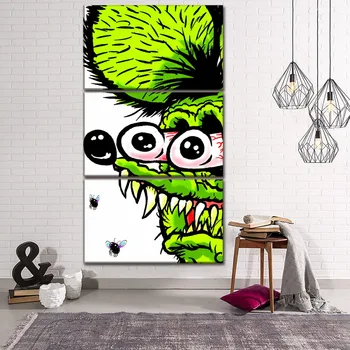 Canvas HD Prints Picture Decor Framework For Kids Room Home Decor 3 Pieces Comic Humor Rat Fink Painting Wall Art Modular Poster
Canvas HD Prints Picture Decor Framework For Kids Room Home Decor 3 Pieces Comic Humor Rat Fink Painting Wall Art Modular Poster