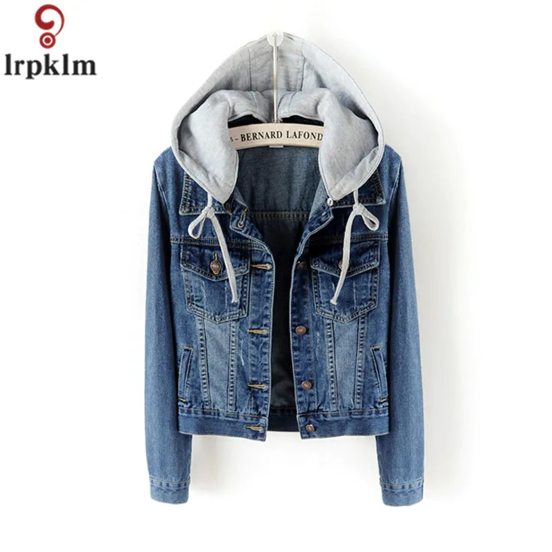 Spring-Autumn Denim Jacket Female Slim Removable Hooded Long Sleeve Denim Jacket Women Streetwear Casual Denim Jacket CH172
Spring-Autumn Denim Jacket Female Slim Removable Hooded Long Sleeve Denim Jacket Women Streetwear Casual Denim Jacket CH172