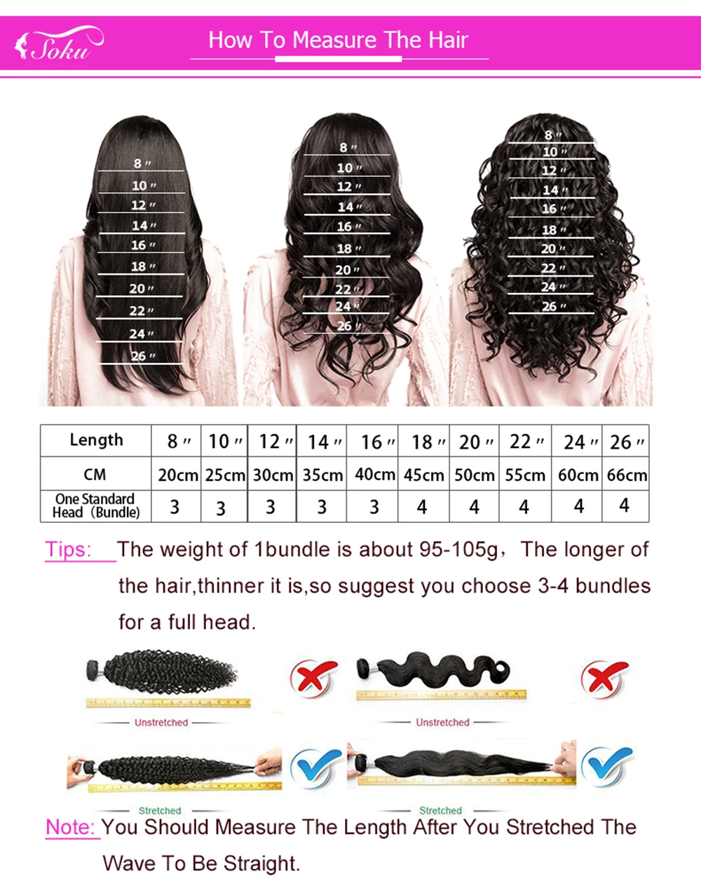 1How To Measure The Hair 1