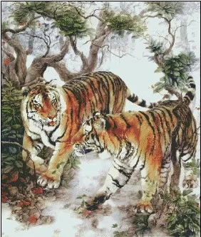 R Thread 100% Printed Unfinished Cross Stitch Patterns Sets Embroidery Needlework Kits Tiger
R Thread 100% Printed Unfinished Cross Stitch Patterns Sets Embroidery Needlework Kits Tiger