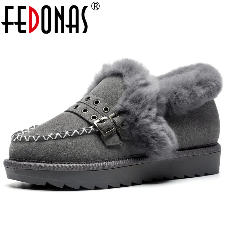 FEDONAS Fashion Women Wedges Heels Pumps Buckles Warm Winter Snow Shoes Woman Round Toe Comfort Casual Shoes Ladies New Pumps
FEDONAS Fashion Women Wedges Heels Pumps Buckles Warm Winter Snow Shoes Woman Round Toe Comfort Casual Shoes Ladies New Pumps