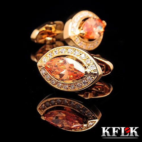 KFLK Luxury gemelos 2018 New shirt cufflinks for mens Brand cuff buttons Gold cuff link High Quality Crystal abotoaduras Jewelry
KFLK Luxury gemelos 2018 New shirt cufflinks for mens Brand cuff buttons Gold cuff link High Quality Crystal abotoaduras Jewelry