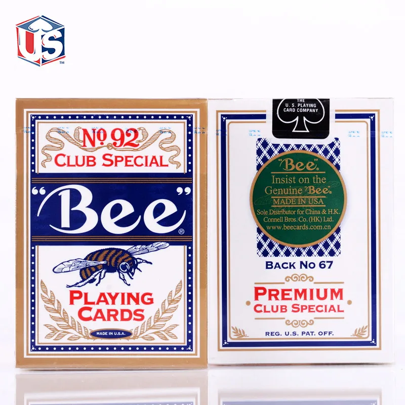 Original Bee Playing Cards NO.92 Club Special Poker Ohio 2009 Playing Card Blue Mgaic Tricks Magic Props
Original Bee Playing Cards NO.92 Club Special Poker Ohio 2009 Playing Card Blue Mgaic Tricks Magic Props