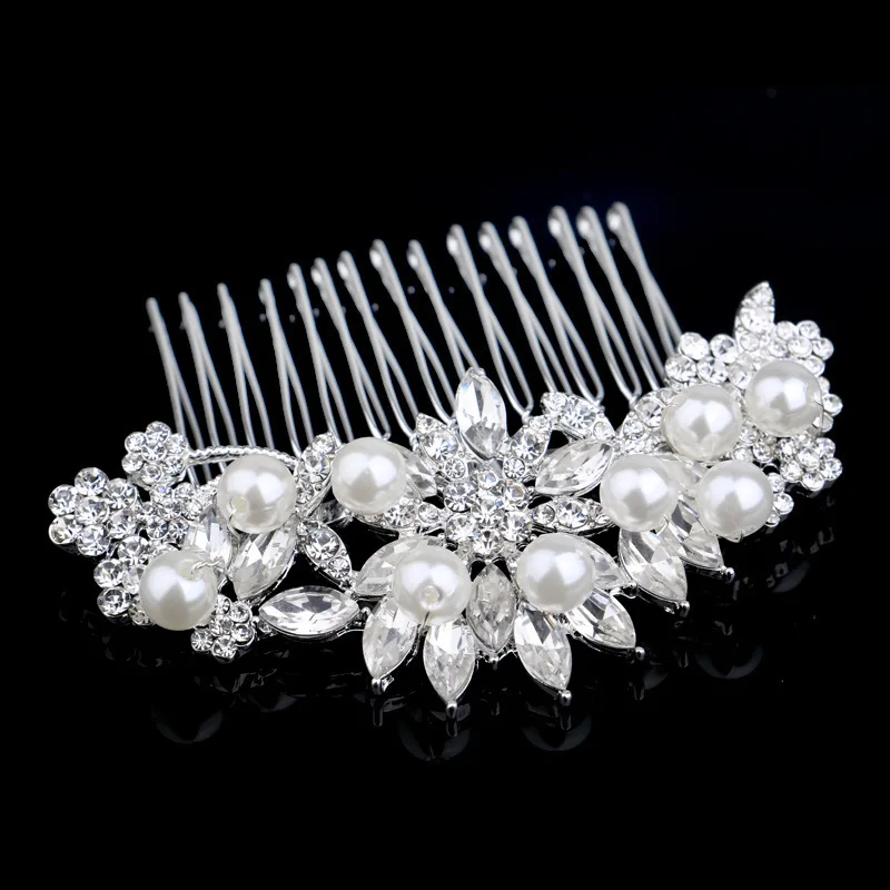 New Cubic Zirconia Flower Bridal Wedding Hair Comb Gold & Silver & Rose Gold Plated Austrian Crystal Hair Accessory FS049
New Cubic Zirconia Flower Bridal Wedding Hair Comb Gold & Silver & Rose Gold Plated Austrian Crystal Hair Accessory FS049