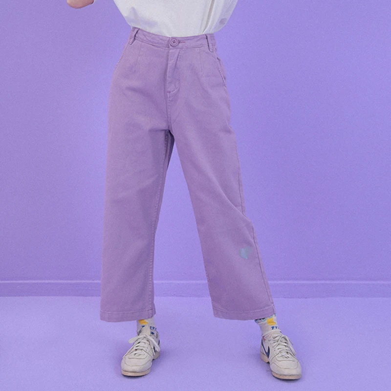 2019 New Summer Casual Trousers For Women Spring Straight Pants Cotton Elastic Waist Purple Pant Capris Full Length
2019 New Summer Casual Trousers For Women Spring Straight Pants Cotton Elastic Waist Purple Pant Capris Full Length