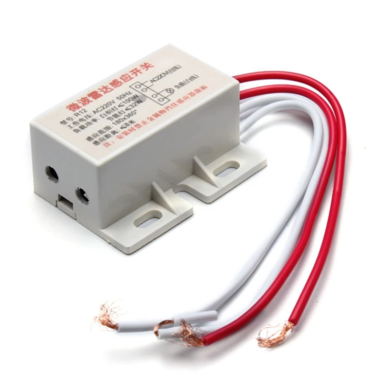 1pcs IR Infrared Body Motion Sensor Switch Delay Distance Is Adjustable Microwave Radar PIR Sensing Light Switch
1pcs IR Infrared Body Motion Sensor Switch Delay Distance Is Adjustable Microwave Radar PIR Sensing Light Switch