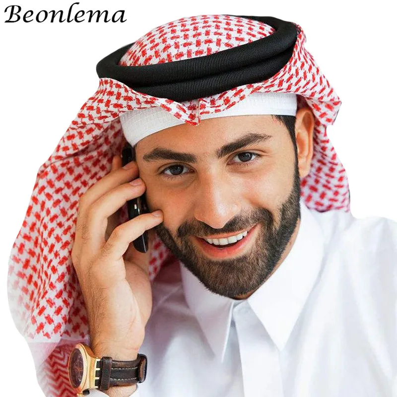 Beonlema Arabic Hat Arab Turban Islam Cap Plaid Fashion Headscarf Muslim Headdress Men Hijab Musulman Classical Bonnect
Beonlema Arabic Hat Arab Turban Islam Cap Plaid Fashion Headscarf Muslim Headdress Men Hijab Musulman Classical Bonnect