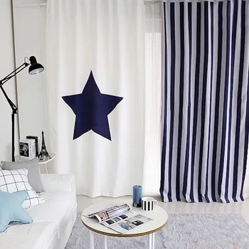 Draw Grommet Drapery Drape Curtain Living Room Window Dressing Covering 145cm x 180cm 220cm 240cm 270cm Star White Blue Strip
Draw Grommet Drapery Drape Curtain Living Room Window Dressing Covering 145cm x 180cm 220cm 240cm 270cm Star White Blue Strip