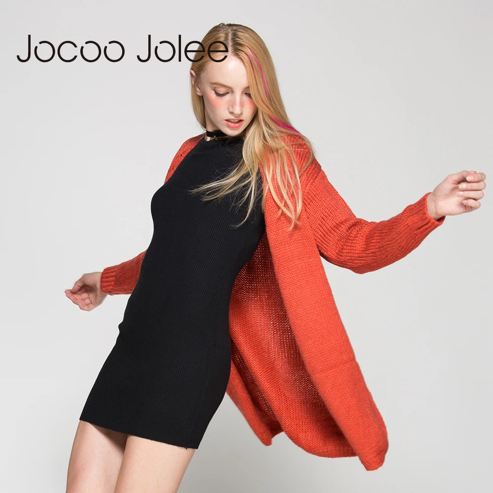 Jocoo Jolee Winter Autumn Women Sweater Cardigans Long Sleeve Knitted Wool Sweater Coats Female Straight Stitch Woman Clothing
Jocoo Jolee Winter Autumn Women Sweater Cardigans Long Sleeve Knitted Wool Sweater Coats Female Straight Stitch Woman Clothing